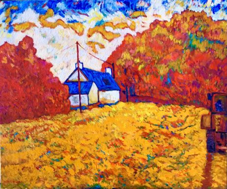 Les chaumes à La Croix Ellien